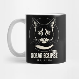 CAT OF THE TOTAL SOLAR ECLIPSE 2024 Mug